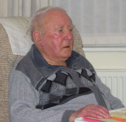 Fred on his 90th birthday